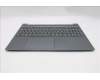 Lenovo 5CB1R22378 C-Cover with keyboard, Italian, Luna Grey, Non-Backlight, UK