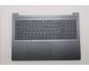 Lenovo 5CB1R22533 C-Cover with keyboard, Italian, Luna Grey, Backlight, UK