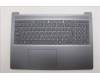 Lenovo 5CB1R22547 C-Cover with keyboard, Slovenian, Luna Grey, Backlight, UK