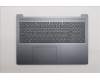 Lenovo 5CB1R22561 C-Cover with keyboard, Ukraine, Luna Grey, Backlight, US