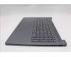 Lenovo 5CB1R26652 C-Cover with keyboard, Slovenian, Luna Grey, Non-Backlight, UK