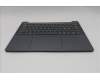 Lenovo 5CB1R27565 C-Cover with keyboard, Nordic, Luna Grey, Non-Backlight, UK