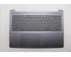 Lenovo 5CB1R27611 C-Cover with keyboard, English, Luna Grey, Backlight, US