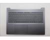 Lenovo 5CB1R27617 C-Cover with keyboard, Greek, Luna Grey, Backlight, US