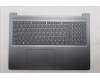 Lenovo 5CB1R27625 C-Cover with keyboard, Nordic, Luna Grey, Backlight, UK