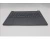 Lenovo 5CB1R27627 C-Cover with keyboard, Russian, Luna Grey, Backlight, US