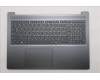 Lenovo 5CB1R27695 C-Cover with keyboard, Ukraine, Luna Grey, Non-Backlight, US