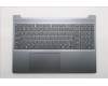 Lenovo 5CB1R27811 C-Cover with keyboard, Arabic, Luna Grey, Backlight, US