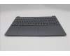 Lenovo 5CB1R27814 C-Cover with keyboard, Bulgarian, Luna Grey, Backlight, UK