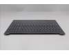 Lenovo 5CB1R27820 C-Cover with keyboard, German, Luna Grey, Backlight, UK