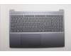 Lenovo 5CB1R27829 C-Cover with keyboard, Nordic, Luna Grey, Backlight, UK