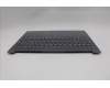 Lenovo 5CB1R27881 C-Cover with keyboard, German, Luna Grey, Non-Backlight, UK