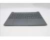 Lenovo 5CB1R27889 C-Cover with keyboard, Nordic, Luna Grey, Non_Backlight