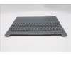 Lenovo 5CB1R27889 C-Cover with keyboard, Nordic, Luna Grey, Non_Backlight