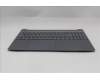Lenovo 5CB1R27892 C-Cover with keyboard, Slovenian, Luna Grey, Non-Backlight, UK