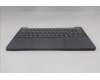 Lenovo 5CB1R29774 C-Cover with keyboard, UK English, Luna Grey, Non-Backlight, UK