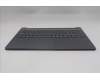 Lenovo 5CB1R30471 C-Cover with keyboard, English, Luna Grey, Non-Backlight, US