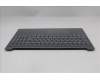 Lenovo 5CB1R33439 C-Cover with keyboard, Arabic, Luna Grey, Backlight, US