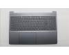 Lenovo 5CB1R33466 C-Cover with keyboard, UK English, Luna Grey, Backlight, UK