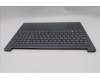 Lenovo 5CB1R35615 C-Cover with keyboard, Belgian, Luna Grey, Backlight, UK