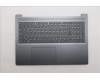 Lenovo 5CB1R35624 C-Cover with keyboard, German, Luna Grey, Backlight, UK