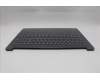 Lenovo 5CB1R35638 C-Cover with keyboard, Switzerland, Luna Grey, Backlight, UK