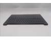 Lenovo 5CB1R35642 C-Cover with keyboard, UK English, Luna Grey, Backlight, UK