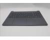 Lenovo 5CB1R35679 C-Cover with keyboard, US English Euro, Luna Grey, Non-Backlight, US