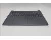 Lenovo 5CB1R35694 C-Cover with keyboard, Portuguese, Luna Grey, Non-Backlight, UK