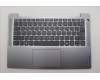 Lenovo 5CB1R48856 C-Cover with keyboard, Arabic, Arctic Grey, Non-Backlight, FingerPrint, US
