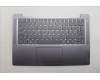 Lenovo 5CB1R61070 C-Cover with keyboard, Nordic, Arctic Grey, Backlight, Non_FingerPrint