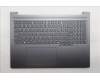 Lenovo 5CB1R61108 C-Cover with keyboard, Greek, Luna Grey, DIS, US