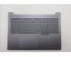 Lenovo 5CB1R61134 C-Cover with keyboard, French, Luna Grey, UMA, US