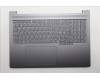 Lenovo 5CB1R61146 C-Cover with keyboard, Nordic, Luna Grey, UMA, UK