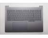Lenovo 5CB1R61155 C-Cover with keyboard, UK English, Luna Grey, UMA, UK