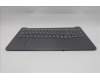 Lenovo 5CB1R61155 C-Cover with keyboard, UK English, Luna Grey, UMA, UK