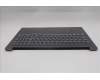 Lenovo 5CB1R61155 C-Cover with keyboard, UK English, Luna Grey, UMA, UK