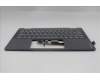 Lenovo 5CB1R61235 C-Cover with keyboard, Spanish, Luna Grey, FingerPrint, Puresight Logo, UK