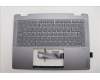 Lenovo 5CB1R61236 C-Cover with keyboard, Switzerland, Luna Grey, FingerPrint, Puresight Logo