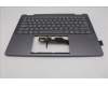 Lenovo 5CB1R61240 C-Cover with keyboard, UK English, Luna Grey, FingerPrint, Puresight Logo, UK