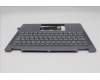 Lenovo 5CB1R61250 C-Cover with keyboard, French Arabic, Luna Grey, Non-FingerPrint, Puresight Logo, UK