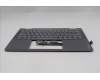 Lenovo 5CB1R61254 C-Cover with keyboard, Italian, Luna Grey, Non_FingerPrint, Puresight Logo