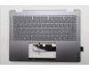 Lenovo 5CB1R61254 C-Cover with keyboard, Italian, Luna Grey, Non-FingerPrint, Puresight Logo, UK