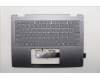 Lenovo 5CB1R61258 C-Cover with keyboard, Greek, Luna Grey, Non-FingerPrint, Puresight Logo, US