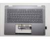 Lenovo 5CB1R61265 C-Cover with keyboard, Spanish, Luna Grey, Non_FingerPrint, Puresight Logo
