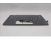 Lenovo 5CB1R61271 C-Cover with keyboard, US English Euro, Luna Grey, Non_FingerPrint, Puresight Logo