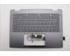 Lenovo 5CB1R61273 C-Cover with keyboard, Czech Slovakian, Luna Grey, Non-FingerPrint, Puresight Logo, UK