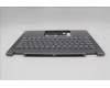 Lenovo 5CB1R61567 C-Cover with keyboard, English, Luna Grey, Non-FingerPrint, Non-Puresight Logo, US