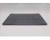 Lenovo 5CB1R61640 C-Cover with keyboard, Belgian, Luna Grey, Puresight Logo, Screw, UK