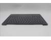 Lenovo 5CB1R61651 C-Cover with keyboard, Hebrew, Luna Grey, Puresight Logo, Screw, US